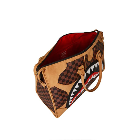 BOLSO DE MANO MARRÓN PIRAMIDAL SPRAYGROUND